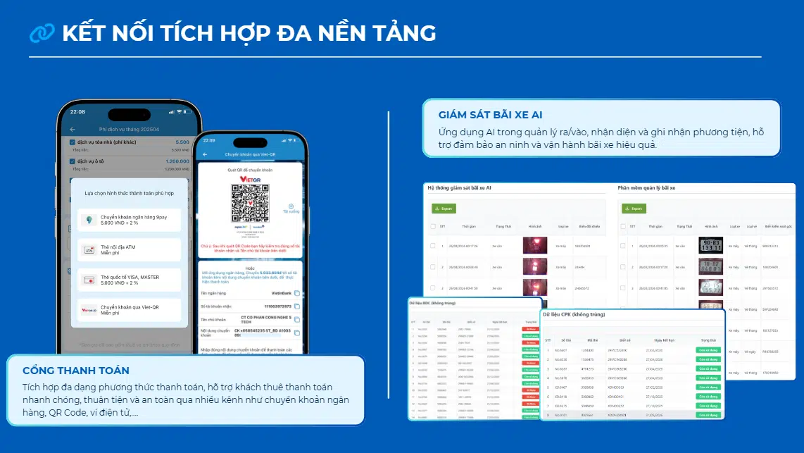 kết hợp tích hợp API trên Building Care