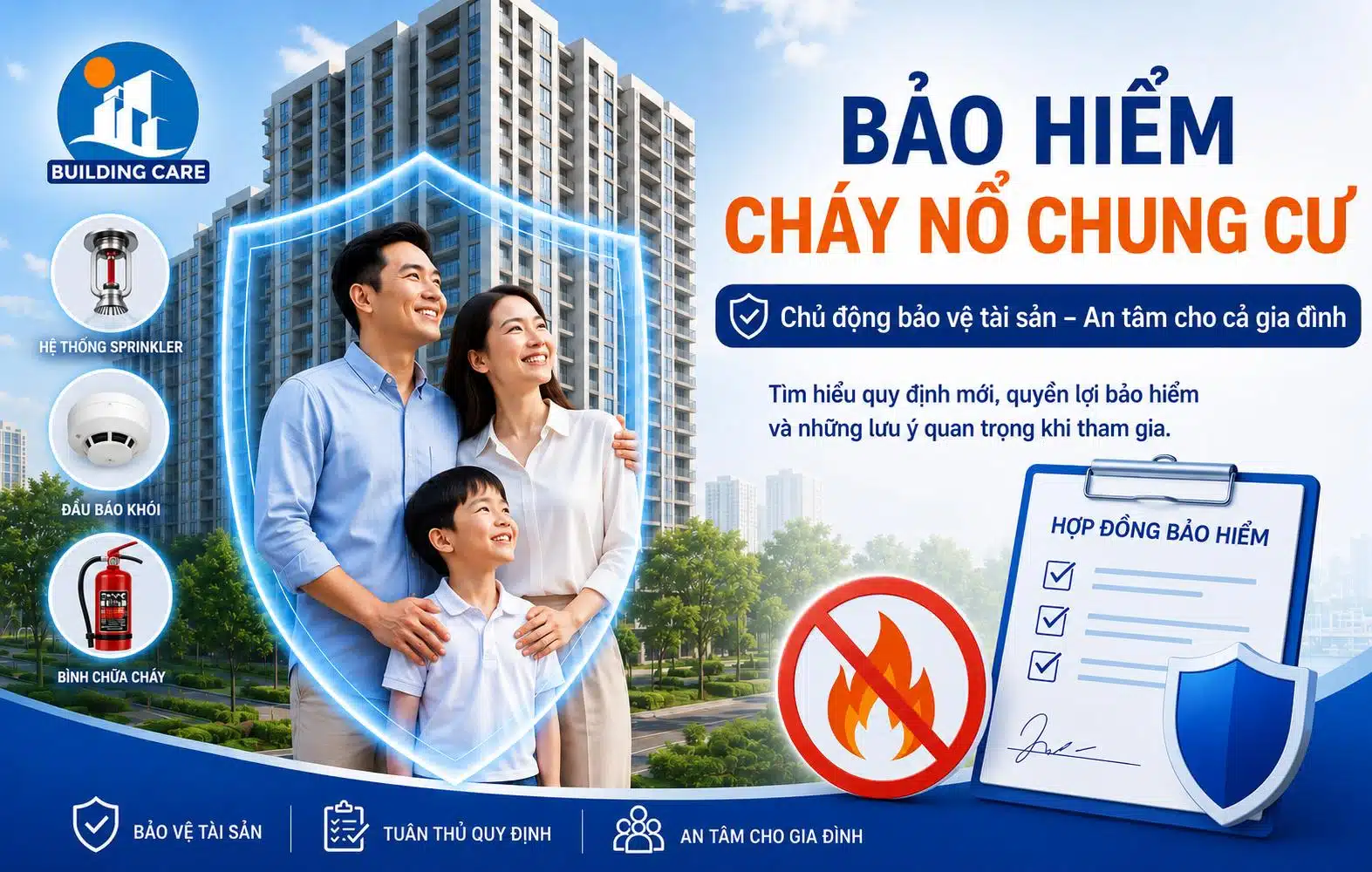 Bảo hiểm cháy nổ chung cư - Building Care