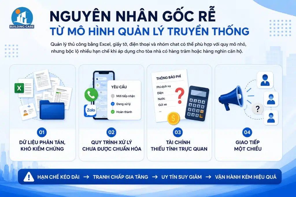 Nguyên nhân gốc rễ từ mô hình quản lý truyền thống